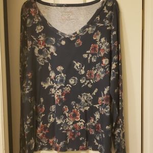 FINAL PRICE!! Blue floral sweater